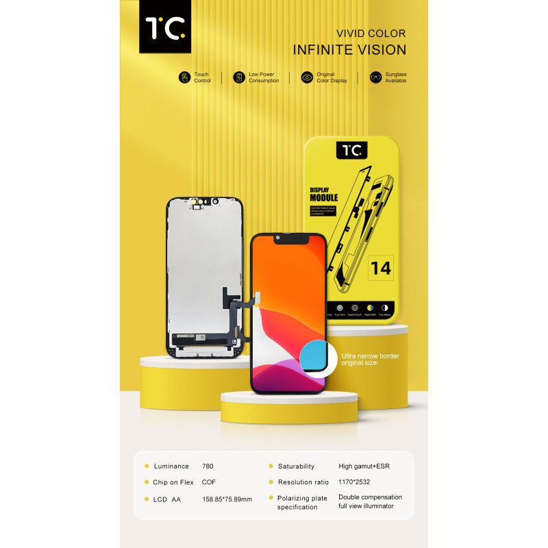 FHD Incell Display for iPhone 14